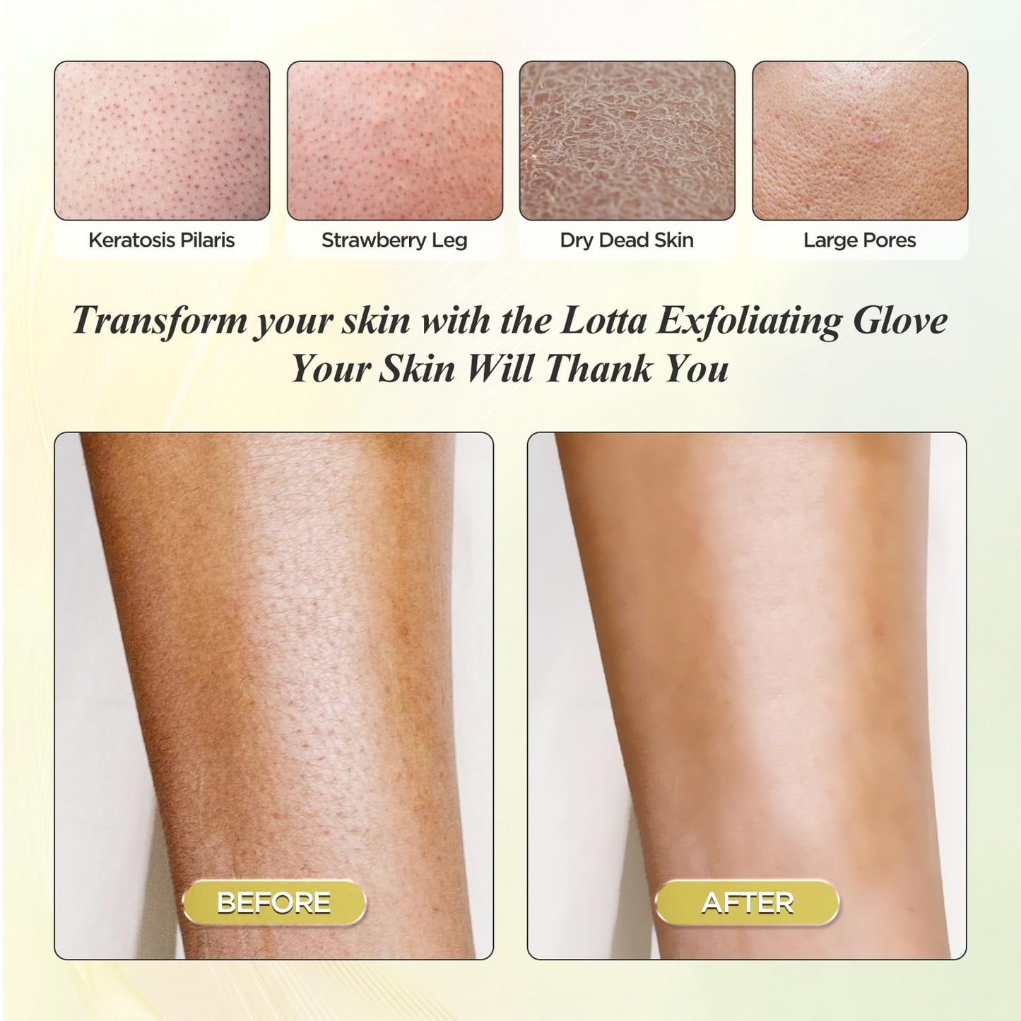 Lotta™ Korean Exfoliating Mitt – Deep Clean & Smooth Glow