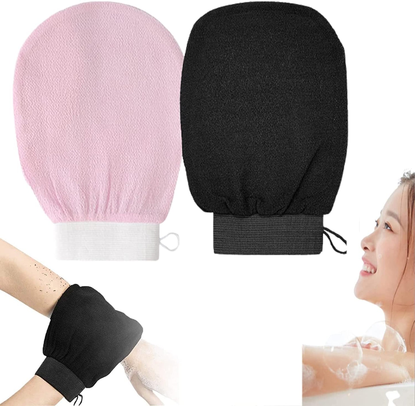 Lotta™ Korean Exfoliating Mitt – Deep Clean & Smooth Glow