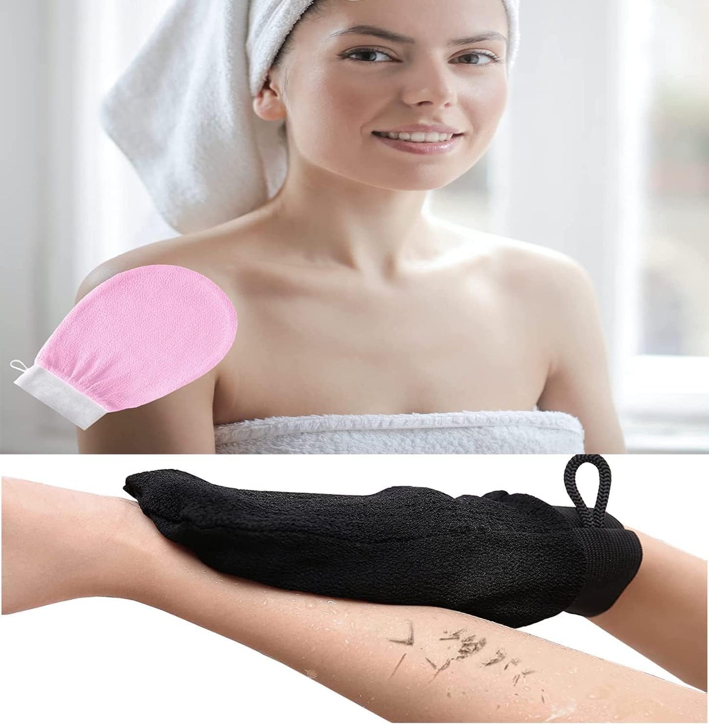 Lotta™ Korean Exfoliating Mitt – Deep Clean & Smooth Glow